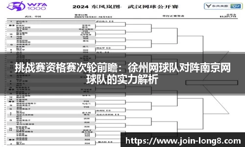 挑战赛资格赛次轮前瞻:徐州网球队对阵南京网球队的实力解析